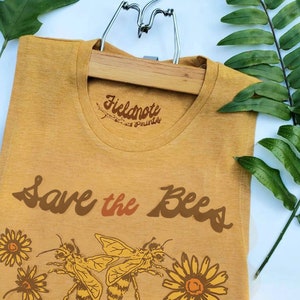 Save the Bees Tank or Tee, Beekeeping shirt, beekeeper tshirt
