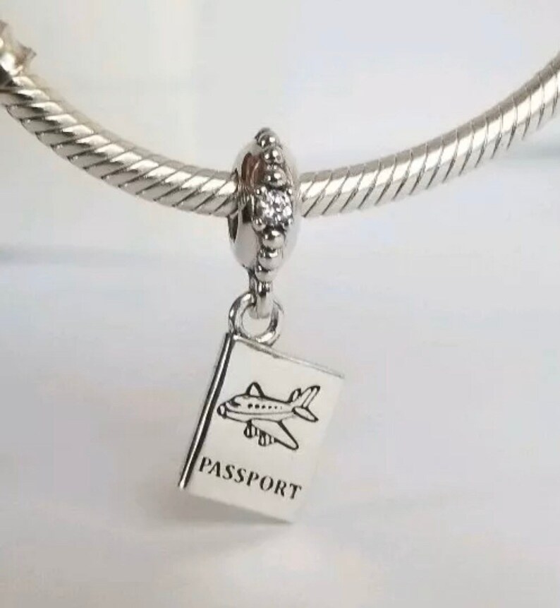 Pandora Passport Travel Silver Dangle Charm 791147CZ Etsy