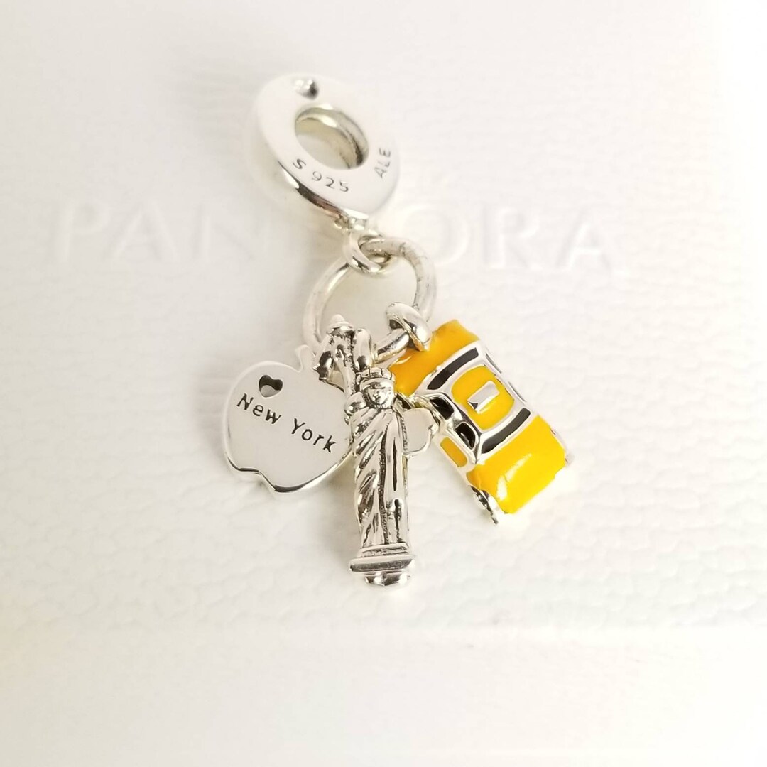 Pandora Symbols of New York City Dangle Charm 797198ENMX USA Etsy