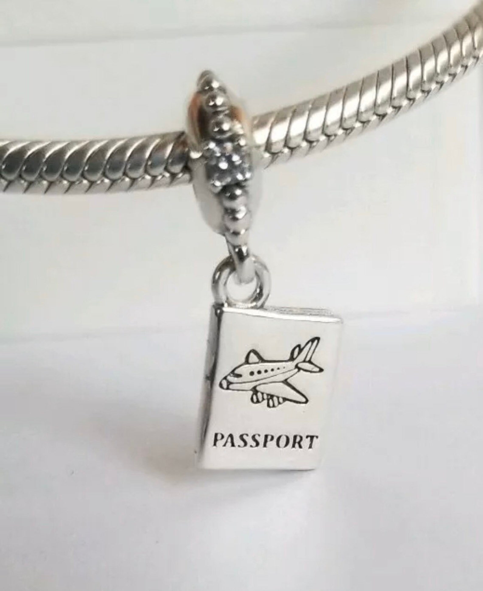 Pandora Passport Travel Silver Dangle Charm 791147CZ Etsy