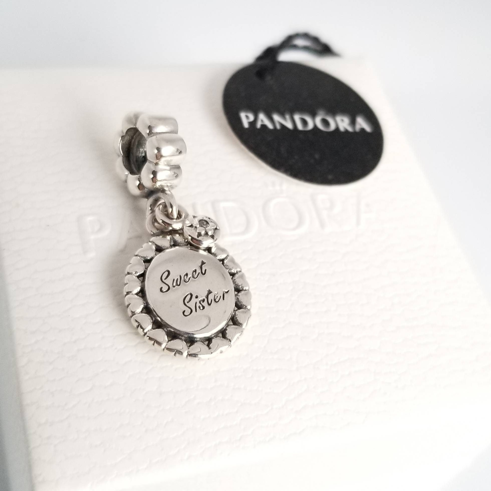 Pandora Dulce Hermana Corazón Amor Encanto Colgante Amigos