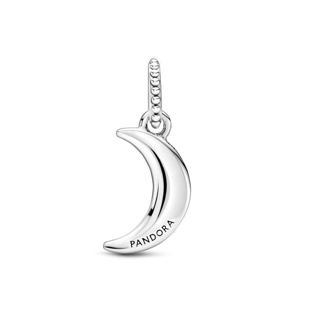 Pandora Sparkling Crescent Moon Pendant 
