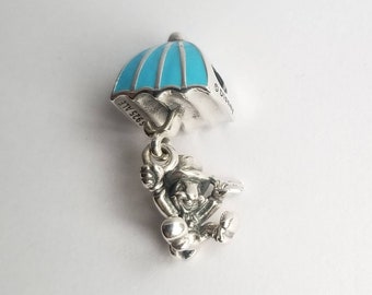 Шарм Jiminey Cricket Disney от Pandora Ювелирные изделия, Серебро Пиноккио с подарком Pandora Box