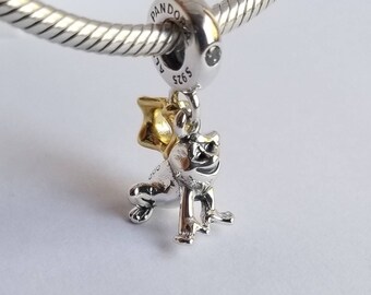 CHARM ARGENT 925 DISNEY PRINCESSE TIANA PRINCE GRENOUILLE PENDENTIF