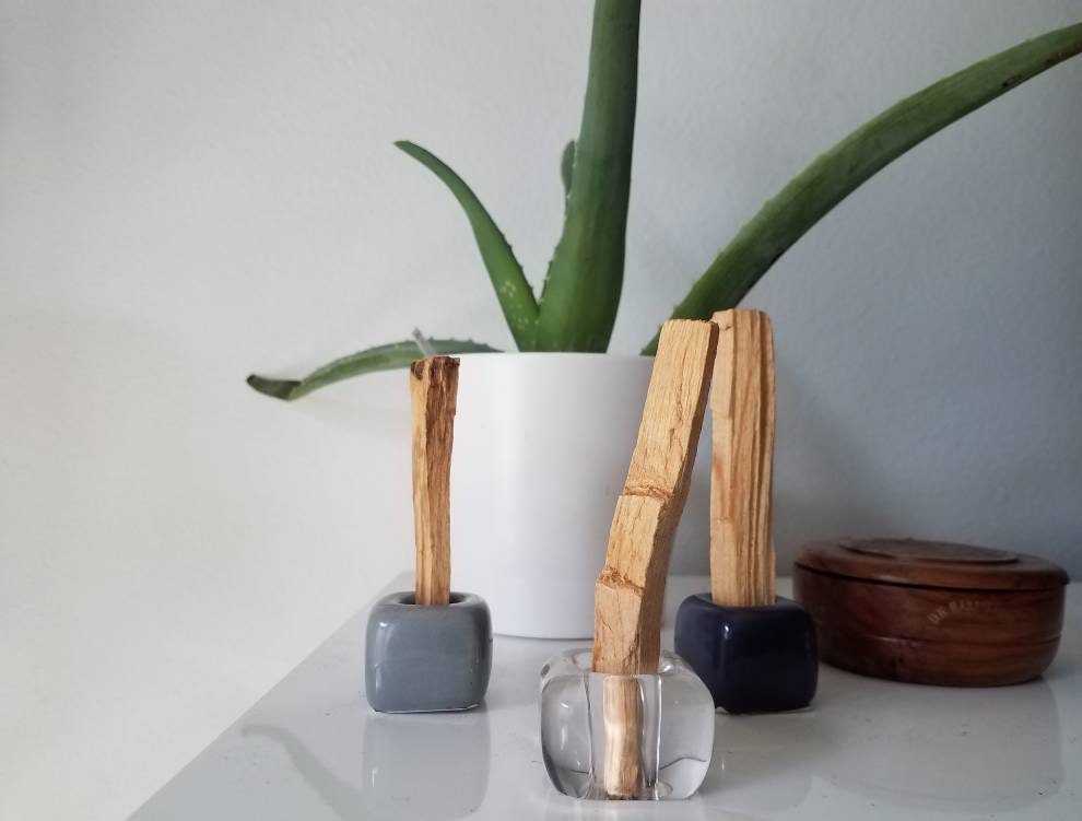 Support Palo Santo/Porte-Encens Porte-Bois Sacré Encens Santo