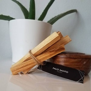 Palo Santo / Smudge Stick / Holy Wood / Incense / Palo Santo Wood / Palo Santo Incense / Palo Santo Holder image 1