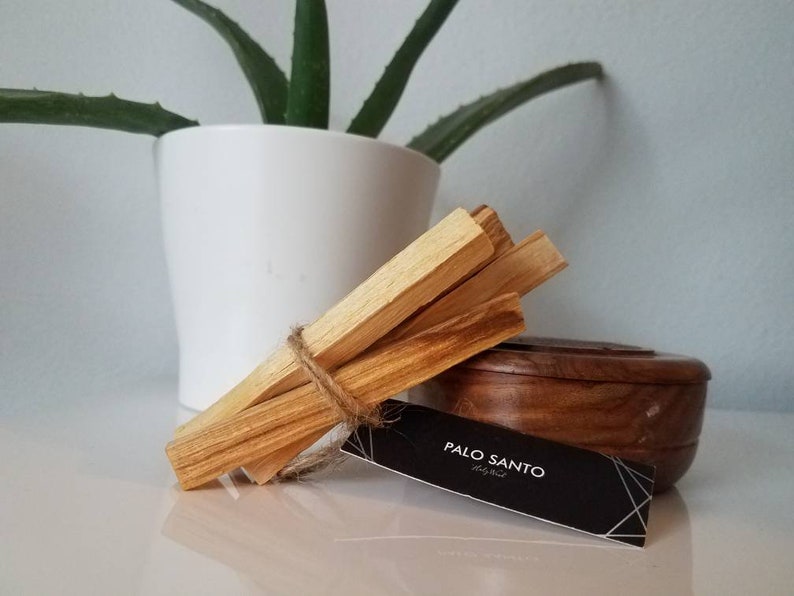 Palo Santo / Smudge Stick / Holy Wood / Incense / Palo Santo Wood / Palo Santo Incense / Palo Santo Holder image 1