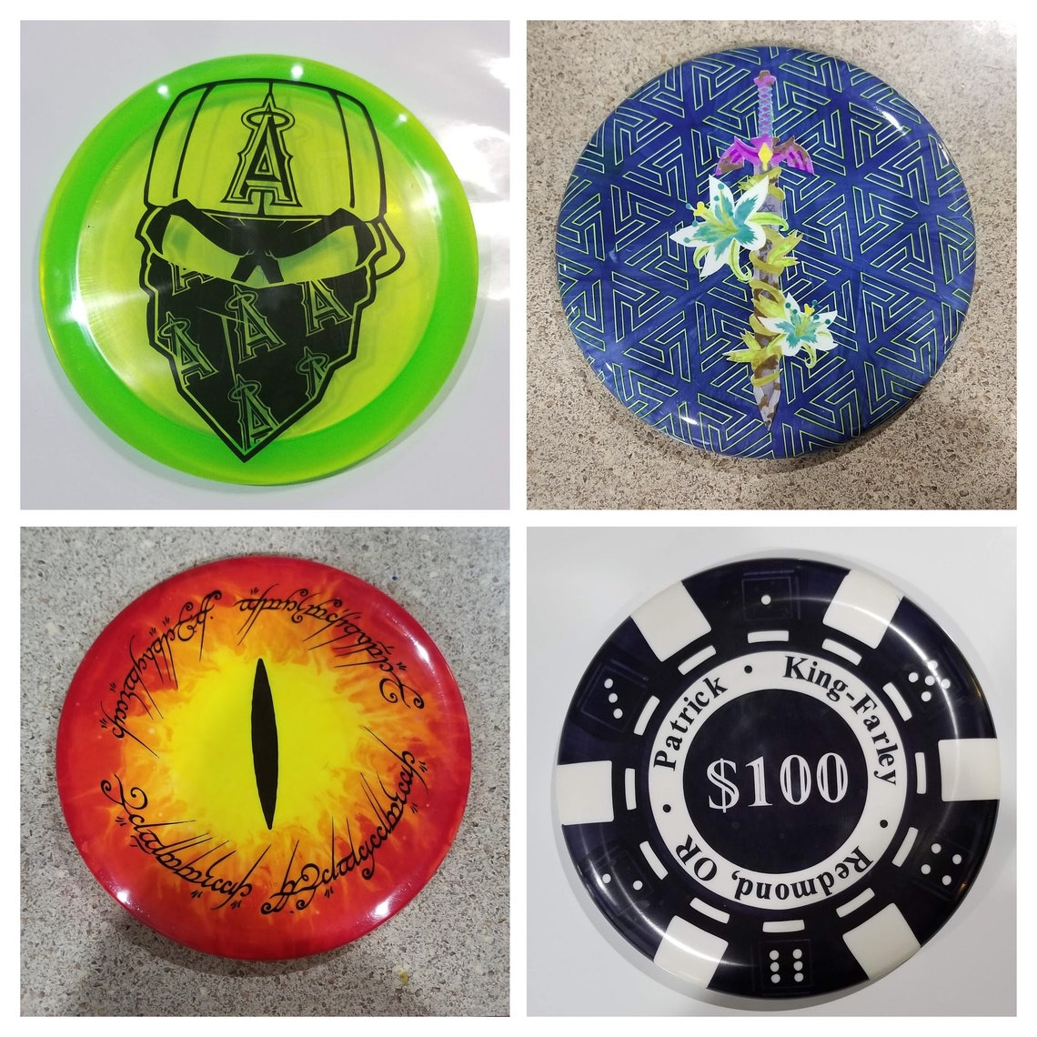 Disc Golf Name and Number Stencils. - Etsy