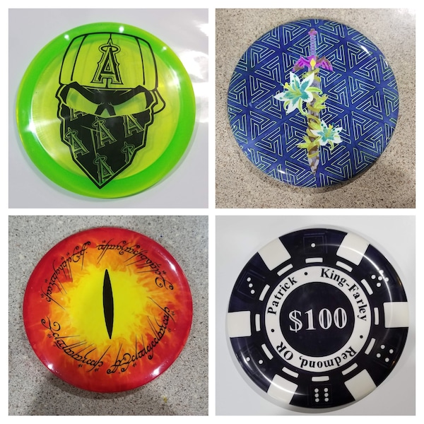 Custom dyed Disc Golf Disc - Contact us for custom work.