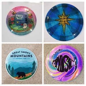 Custom Dyed Disc Golf Disc - Contact Us for Custom Work. - Etsy