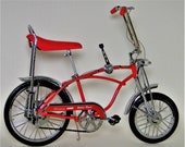 Vintage Bicycle Schwinn Apple Krate Stingray Classic Antique Bike Collector Metal Collectible Cycle Art Red 1960s Model READ DESCRIPTION