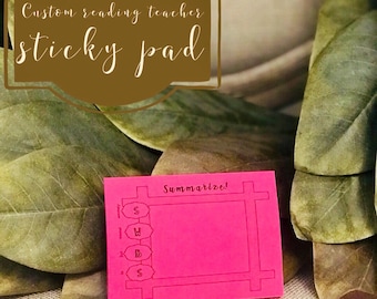 Teacher Sticky Notes | Teacher Stickies™ | Simple Reading Lesson | Created by Vanderbilt Reading Specialist | Classroom Ideas