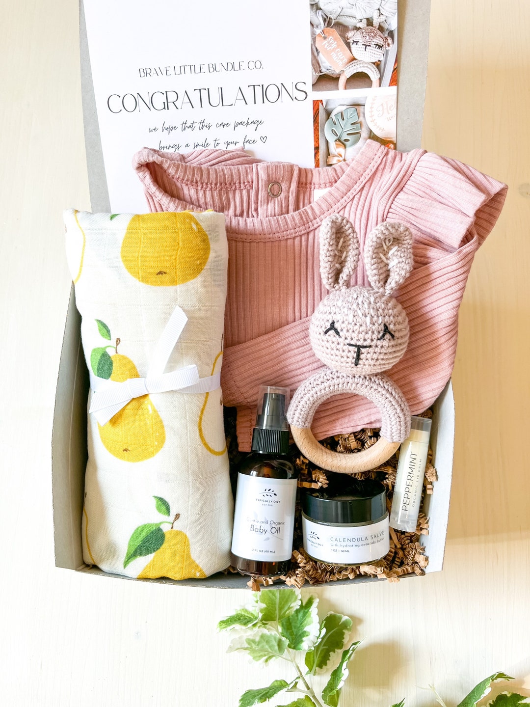 Baby Girl Gift Box Expecting Mom Gift New Mom Gift Basket Etsy Canada