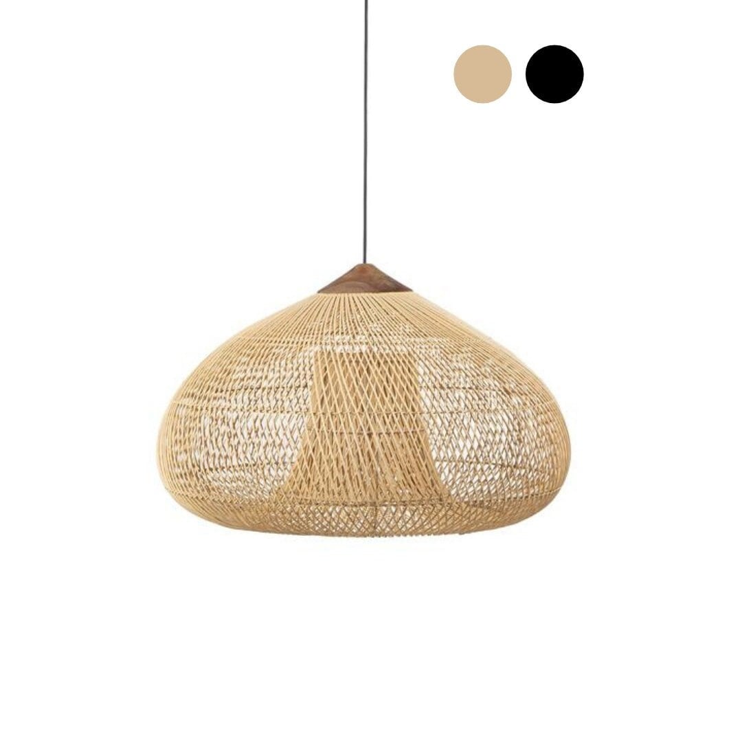 Drum Lamp 80cm Large Rattan Lamp Shade Light Fitting Wicker Lamp