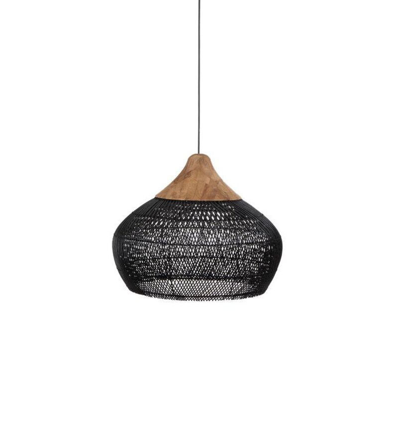 Harp Lamp Large Rattan Lamp Shade & Light Fitting Wicker Etsy