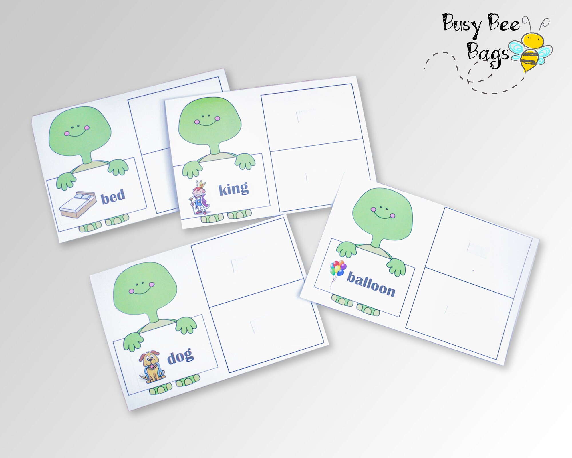 Rhyming Words Busy Bee Bag Busy Bag Rhyming Preschool Etsy