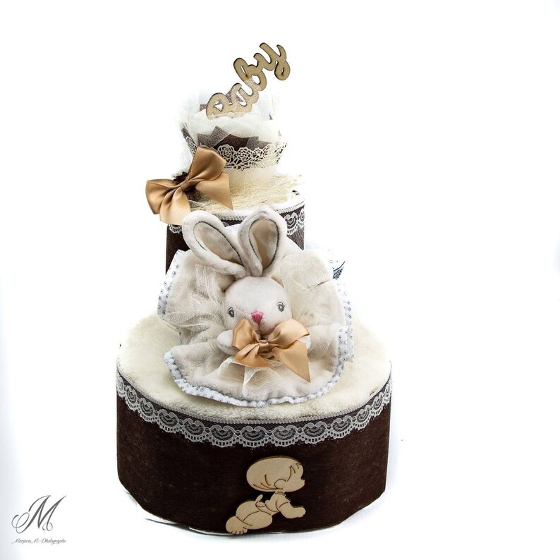 Diaper Cake Baby Shower Birthday Birthday Gift Baptism Etsy