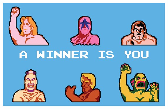 Pro Wrestling A Winner Is You Etsy