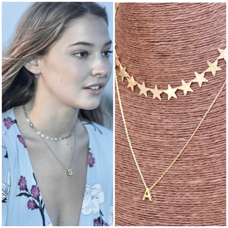 Collier De Sarah Dans Outer Banks Outer Banks Inspired Choker Necklace / DAINTY / Sarah OBX Star | Etsy