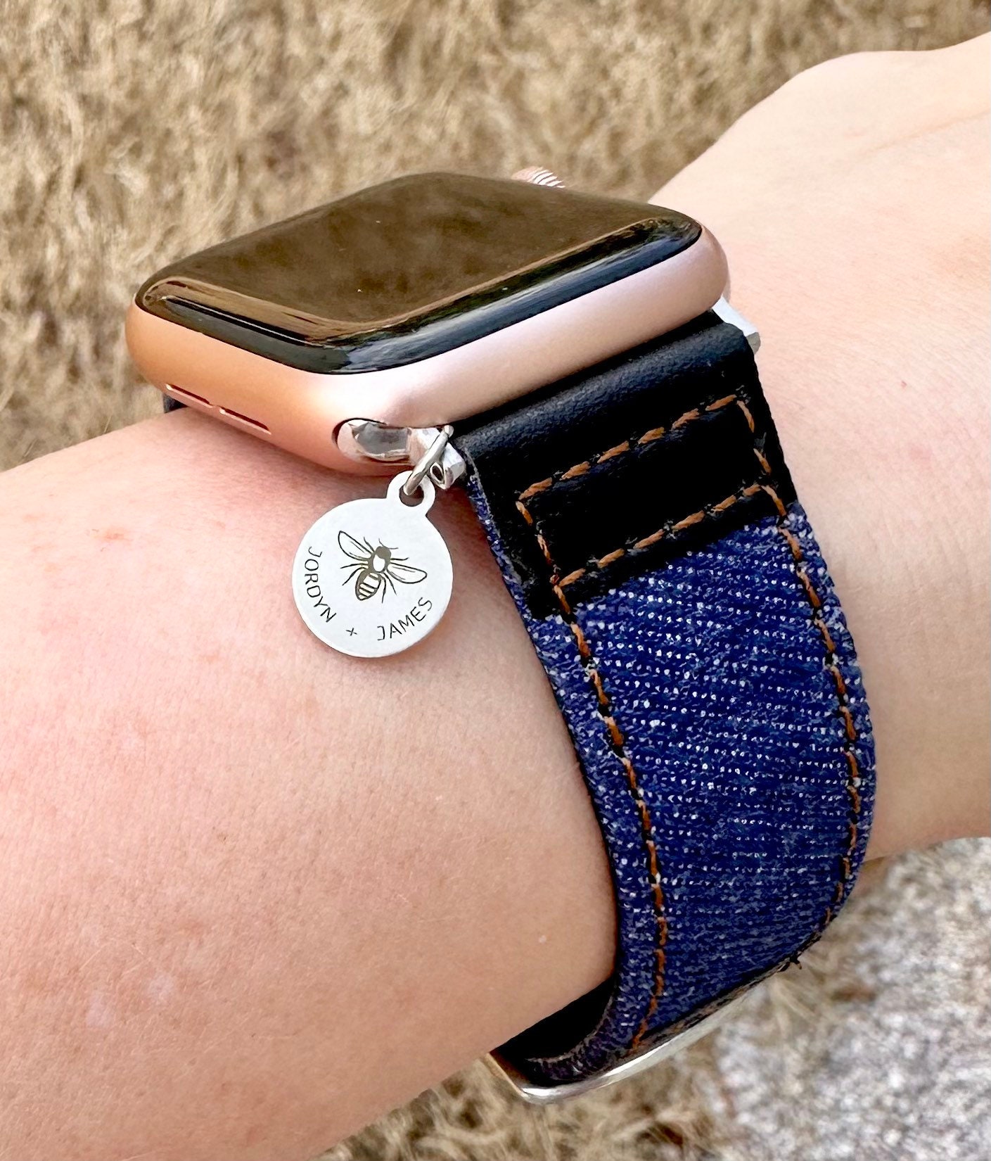 Maillons cuir aimanté - Bracelet Cuir Apple Watch - Band-Band