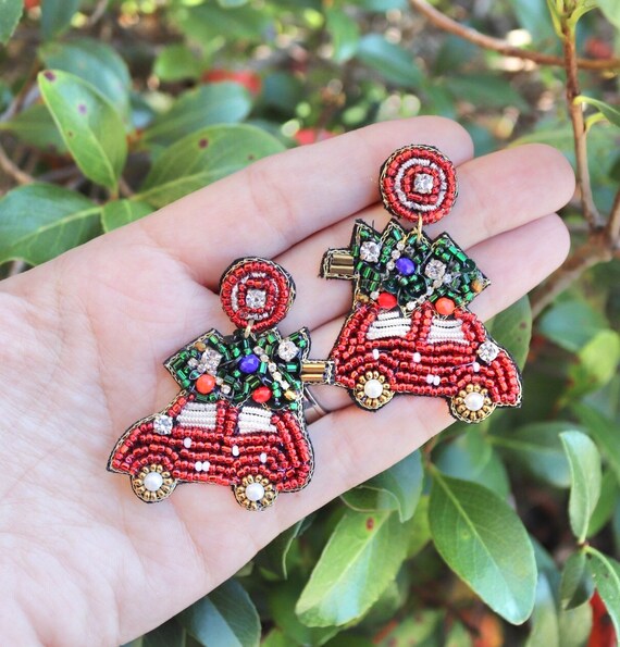 Christmas cheap vacation earrings