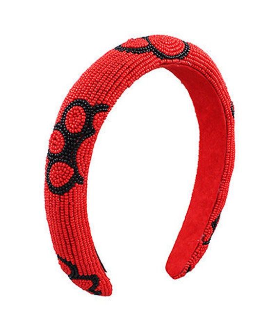 Paw Print Beaded Headband Paw Print Beaded Headband