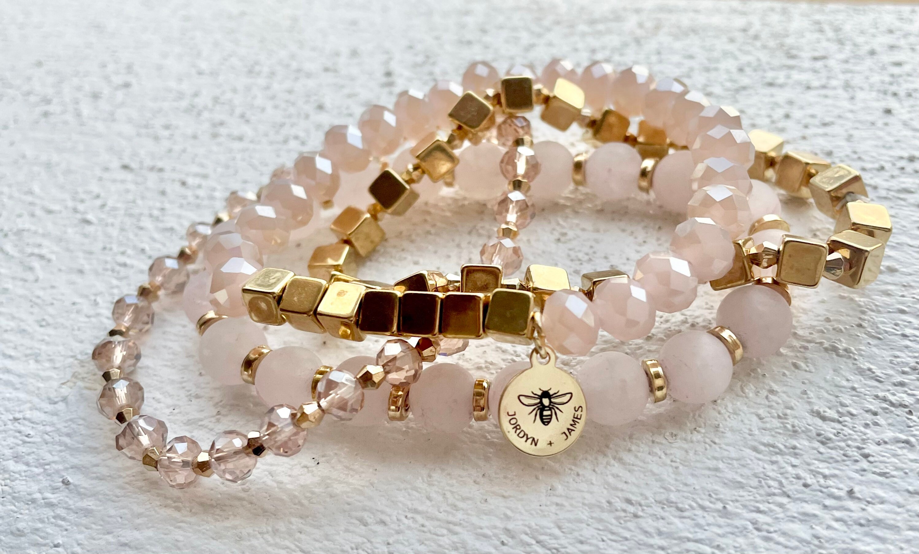 14K Gold Garden Crystal Beaded Bracelet Handmade Jewelry Accessories G –  igemstonejewelry