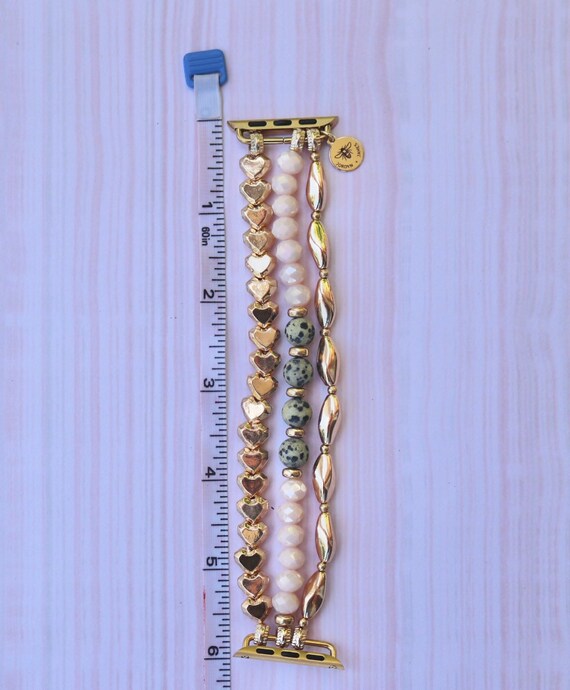 Beaded Watch Band / Compatible With Apple / 38mm 40mm 41mm