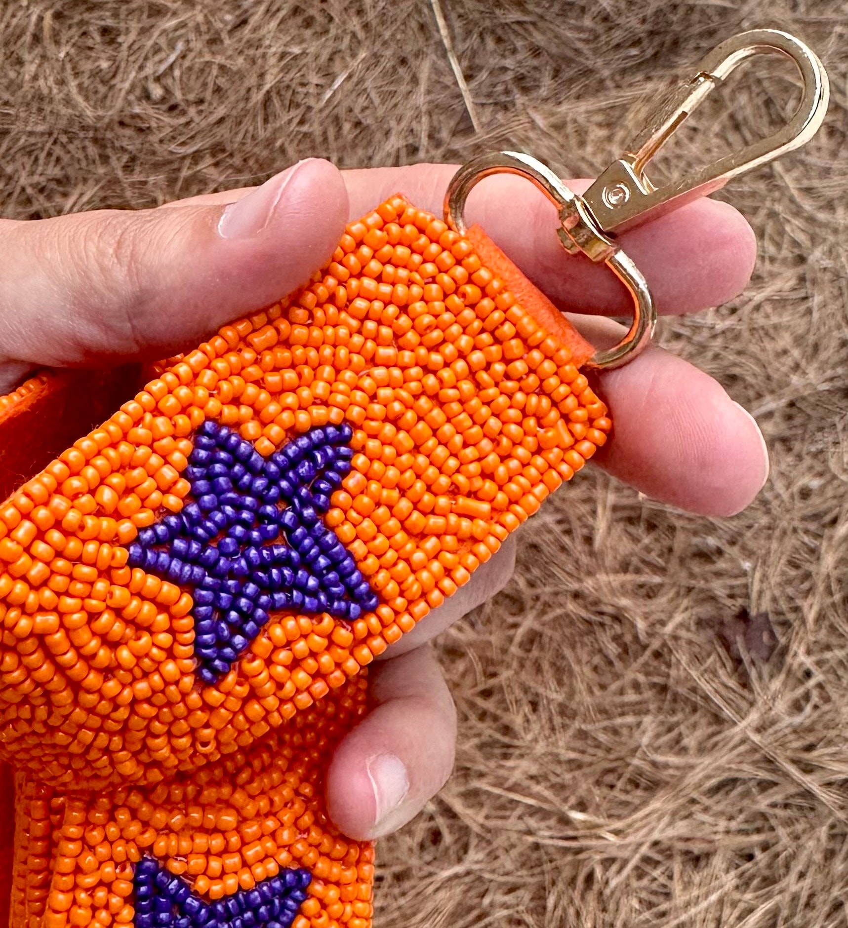 LSU Beaded Purse Straps, Lousana State Unversty Football, Talgate
