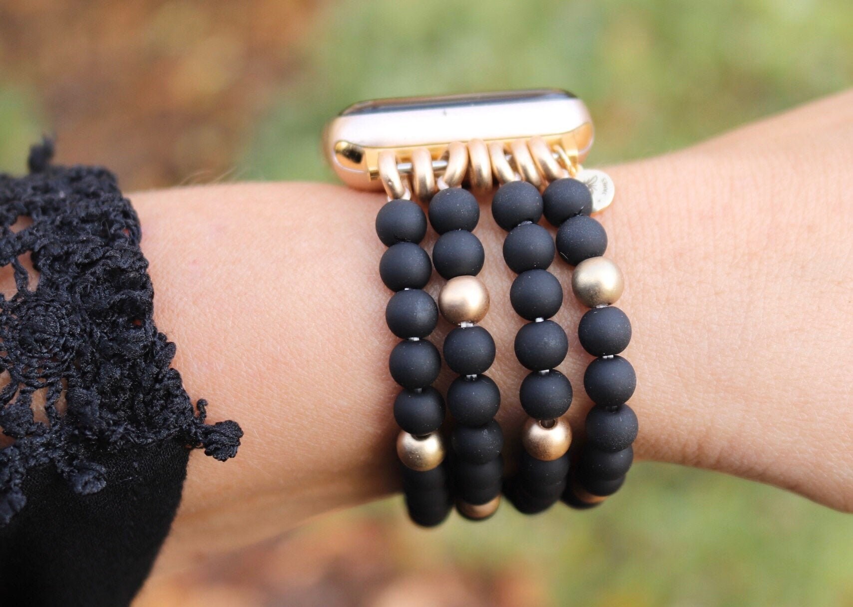 Beaded Apple Watch Band / 38mm or 40mm / Smart Watch Stretch Etsy