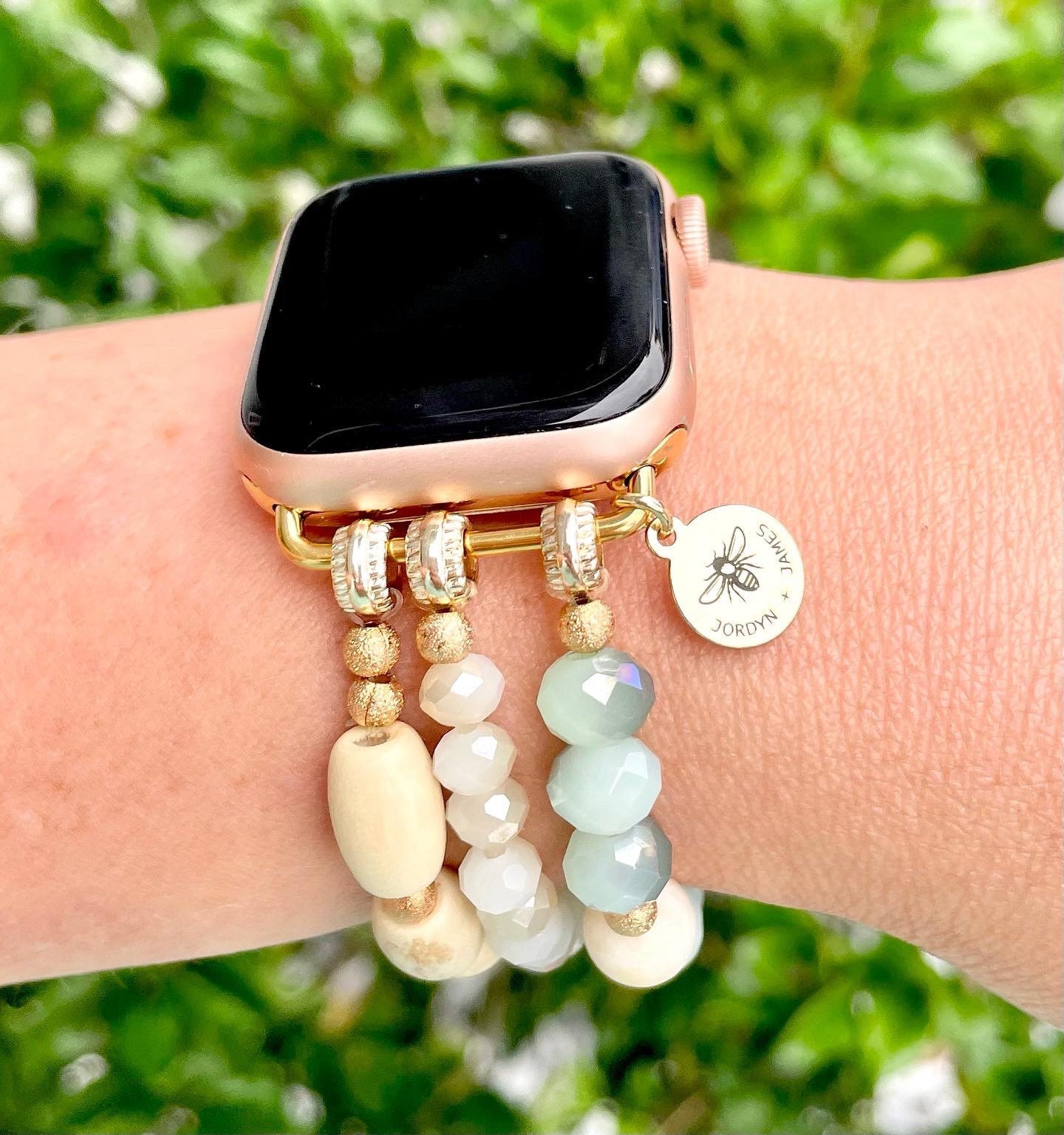 Jordyn+James Apple Watch Bands Genuine Leather Denim Watch Band / Apple Watch Compatible  main image 3
