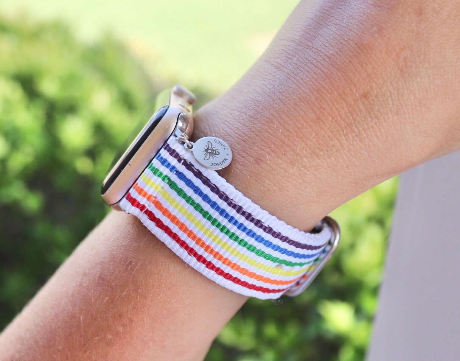Apple watch 4 rainbow band online