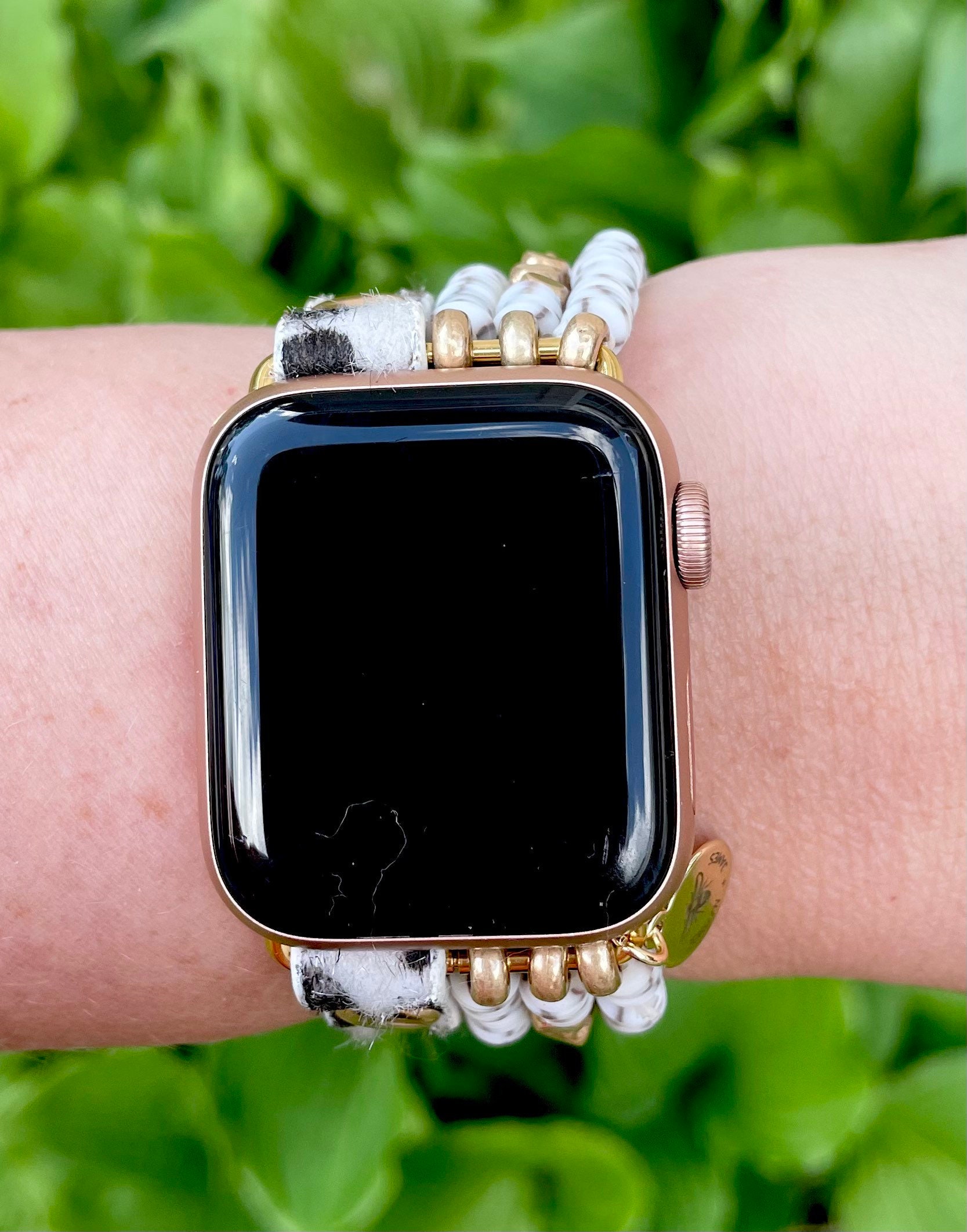 Upcycled Apple Smartwatch Watch Band – The Vintage Leopard