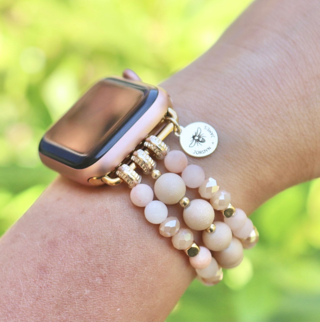 Beaded Watch Band Compatible With Apple 38mm 40mm 41mm Smart