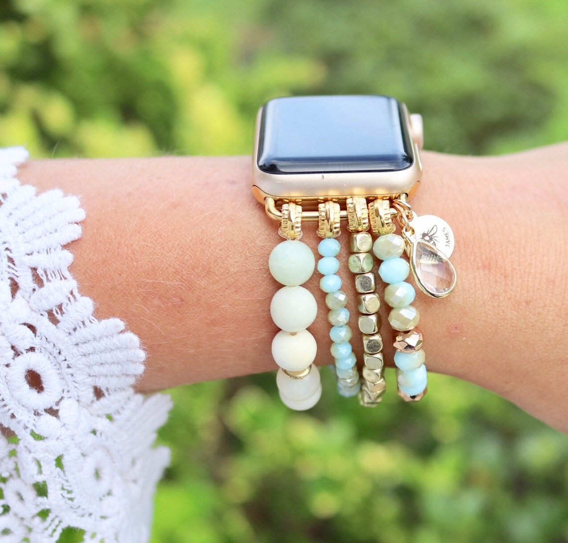 Beaded Watch Band / Compatible With Apple / 38mm 40mm / Smart Etsy