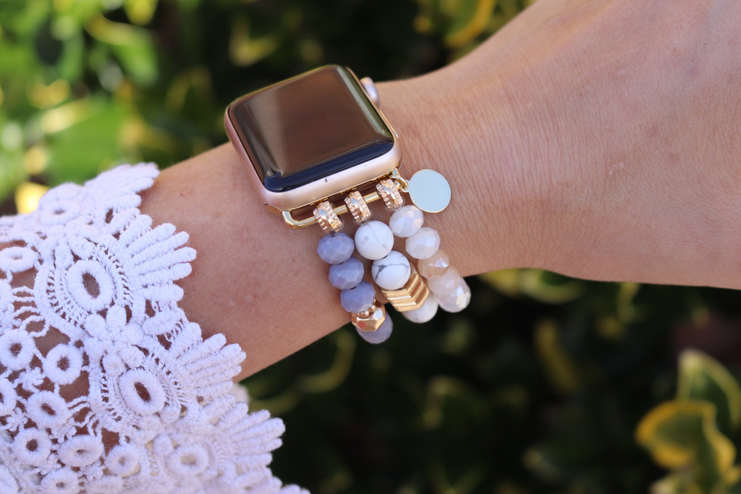 Beaded apple hotsell watch band wholesale