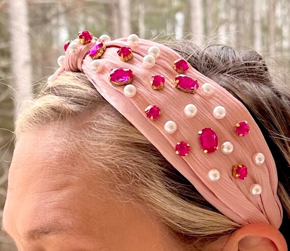 Fascia per la consapevolezza del cancro al seno con nastro rosa Fascia per capelli sopravvissuta - Italia