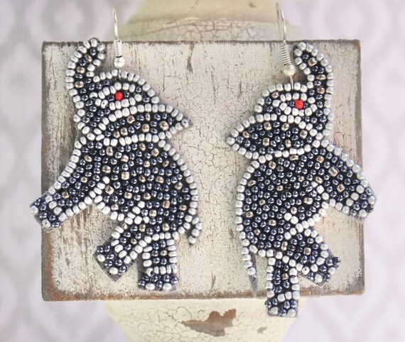 Etsy elephant earrings discount