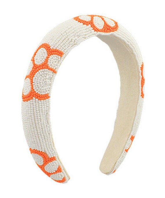Paw Print Beaded Headband Paw Print Beaded Headband