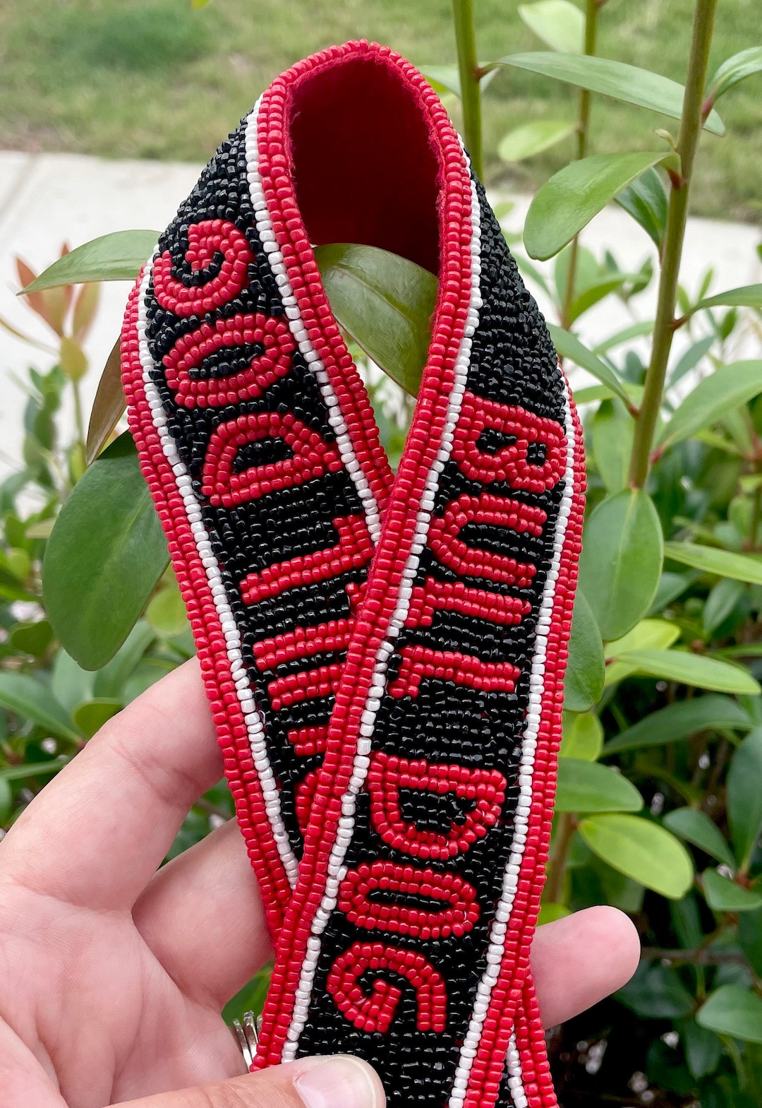 Blanc Georgia Feather Strap