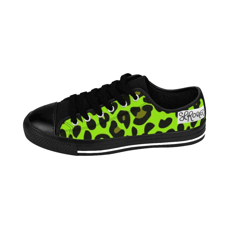 LIME LEOPARD Women/'s Sneakers