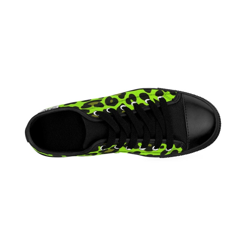 LIME LEOPARD Women/'s Sneakers