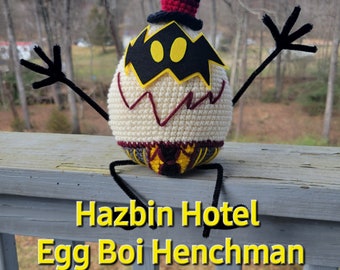Hazbin Hotel Egg Boi Henchman Crochet Pattern