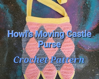 Studio Ghibli Howls Moving Castle Purse Crochet Pattern