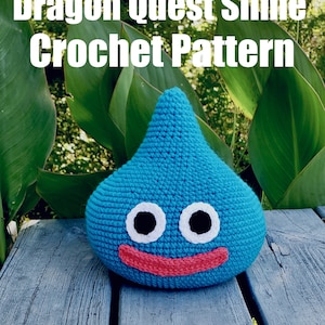 Dragon Quest Slime Beginner Amigurumi Crochet Pattern