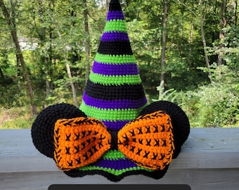 Mouse Witch Hat Crochet Pattern