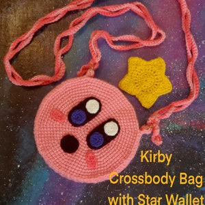 Kirby Crossbody Bag with Star Wallet Crochet Pattern