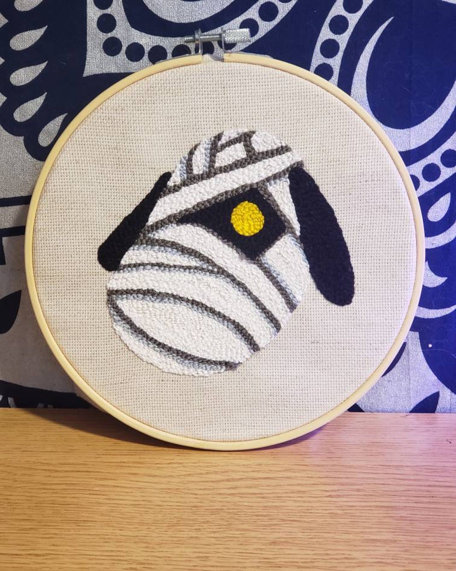 Animal Crossing characters head punch needle embroidery Etsy