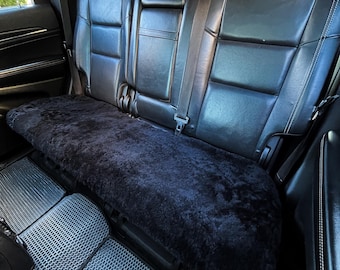 Merino Sheepskin Car Back Seat Cover: Universal Wool Pad (55x20 inch)