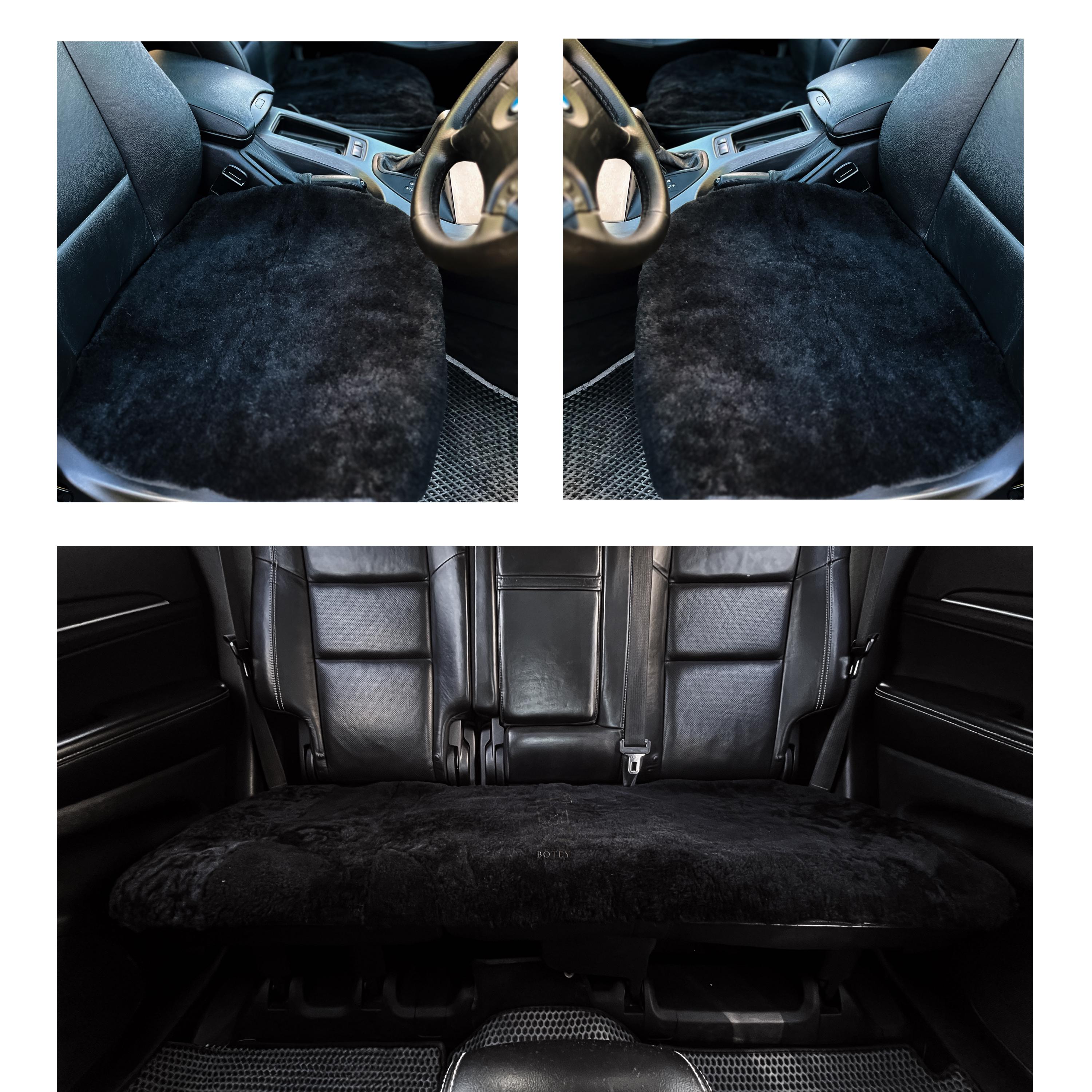 Cuscini Per Sedili In Vera Pelle Di Pecora, Set Da Due O Un Pezzo - Foto 3